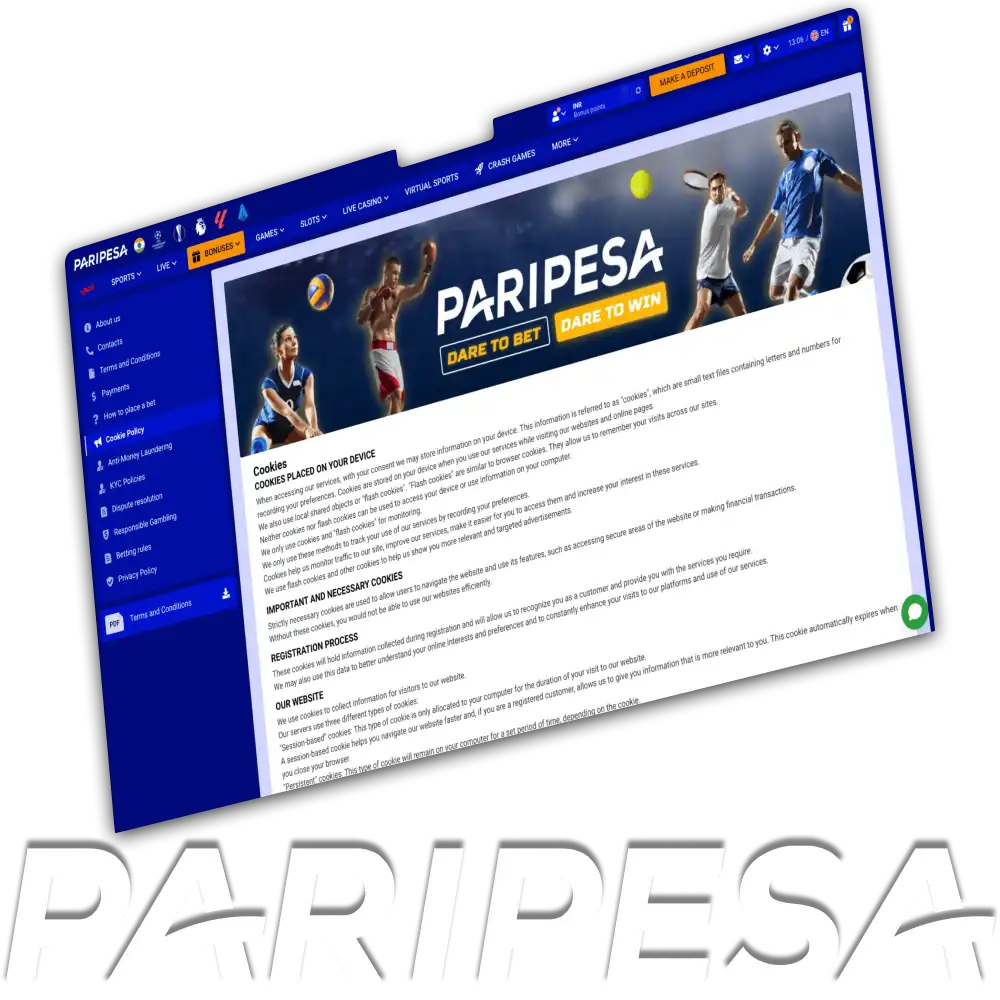 How PariPesa is storing information on your device.