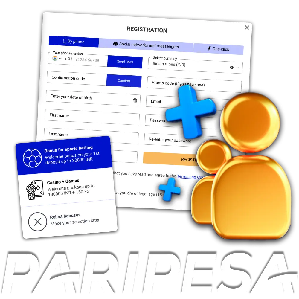 Register your account at PariPesa and get a bonus.